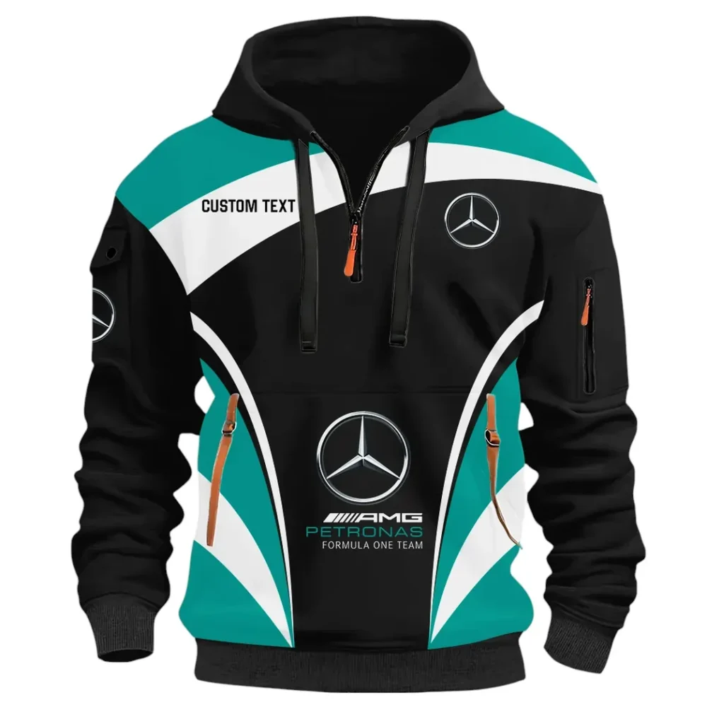 Everyday Gear Hoodie Half Zip 3D Print, Sporty & Casual Everyday Wear Hoodie CAR514100925001 - Image 2