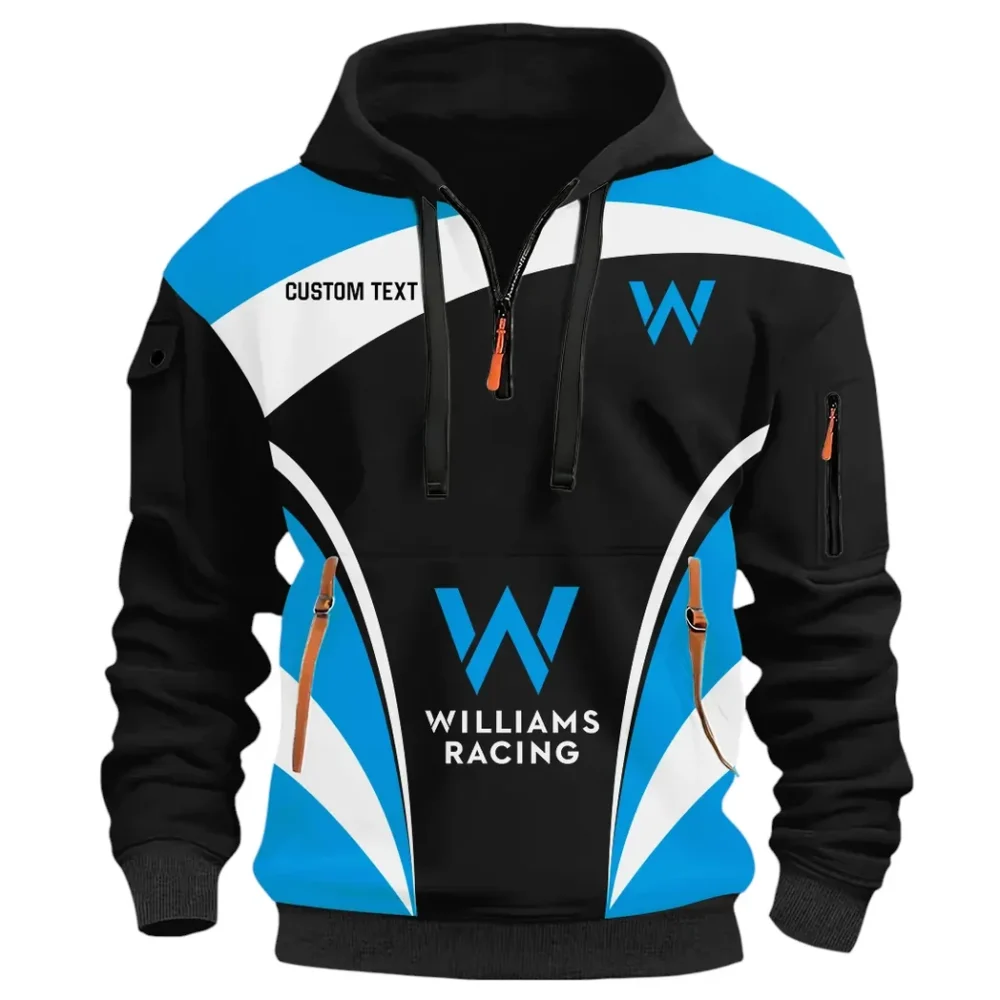 Racing Car Hoodie Half Zip 3D Print, Street-Ready Casual Hoodie CAR514100925008 - Image 2
