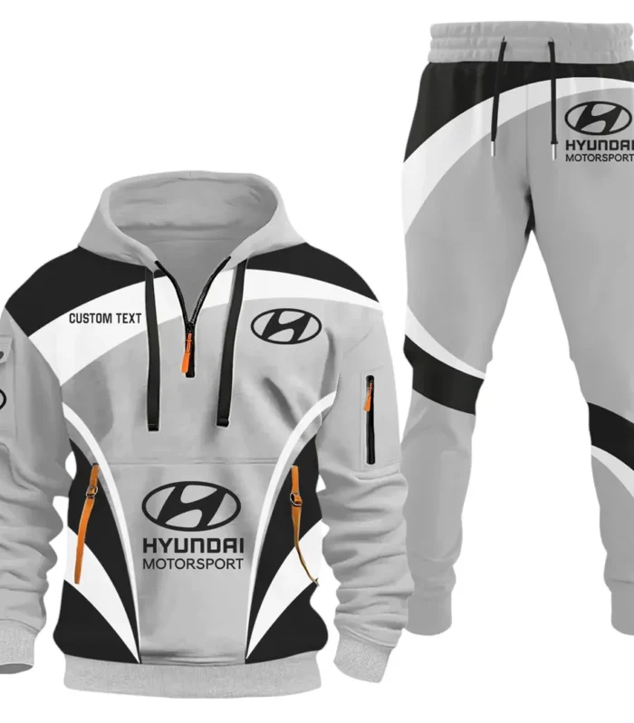 Passenger Vehicle Hoodie Half Zip x Sweatpants Set, Gearhead Half-Zip Hoodie Combo CAR514100925010
