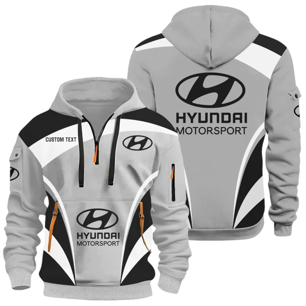 Passenger Vehicle Hoodie Half Zip x Sweatpants Set, Gearhead Half-Zip Hoodie Combo CAR514100925010 - Image 2