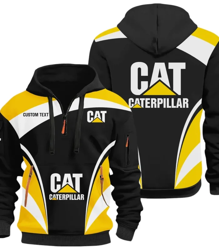 Mining Equipment Hoodie Half Zip 3D Print, Durable & Casual Streetwear CAR514100925011