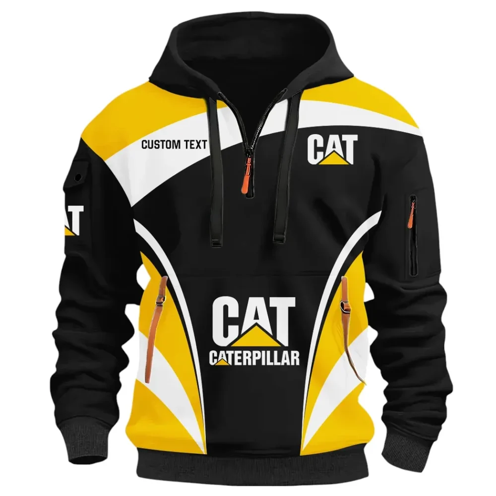 Mining Equipment Hoodie Half Zip 3D Print, Durable & Casual Streetwear CAR514100925011 - Image 2