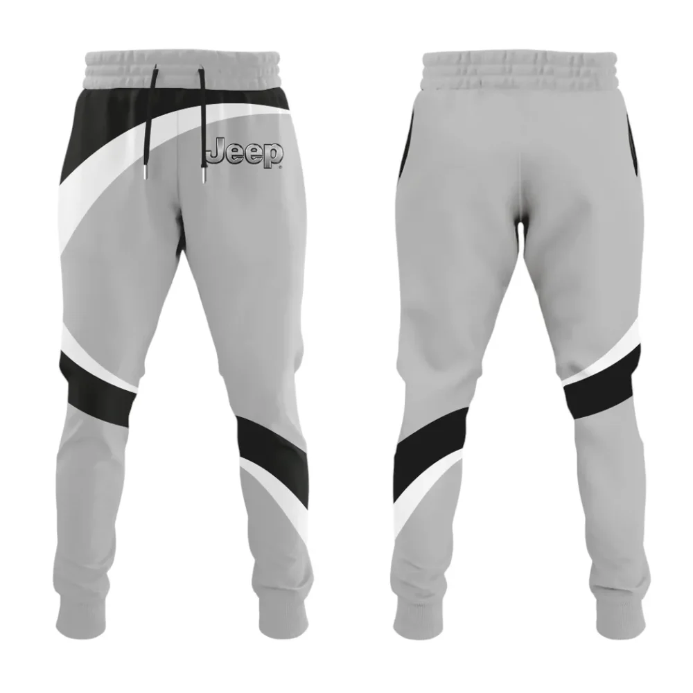 Off-Road SUV Brand Hoodie Half Zip x Sweatpants Set, Garage Life 3D Hoodie Set CAR514100925012 - Image 3