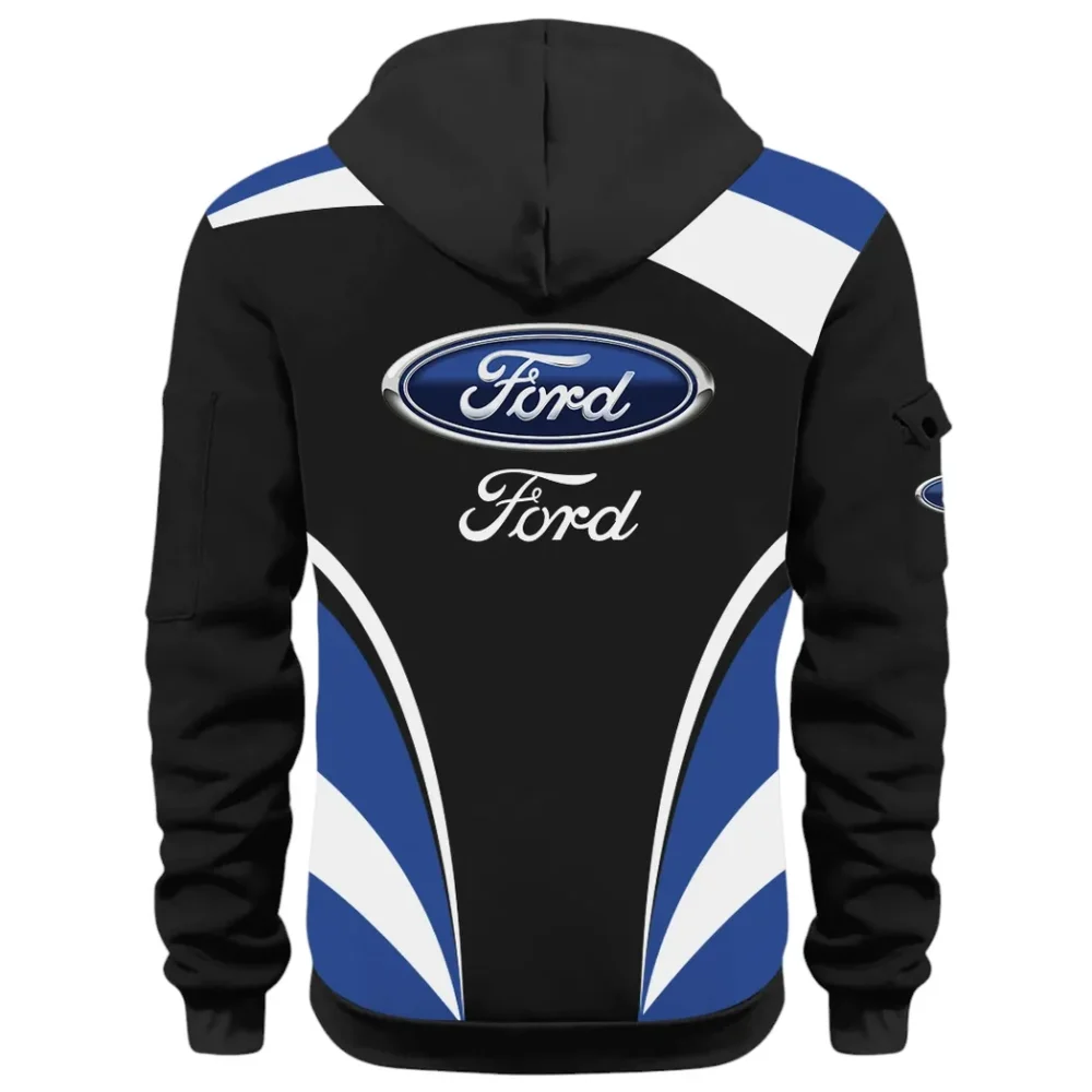 Vintage Ride Hoodie Half Zip 3D Print, Urban Casual Comfort Hoodie CAR514100925014 - Image 3
