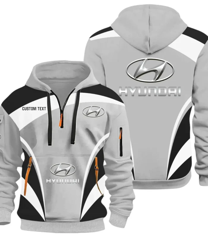 Sedan Hoodie Half Zip 3D Print, Rugged & Sporty Hoodie CAR514100925015