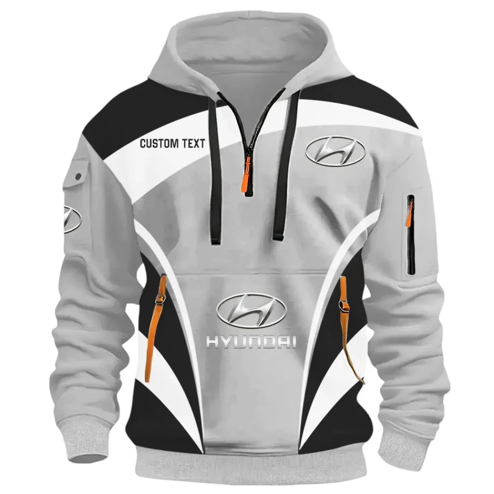 Sedan Hoodie Half Zip 3D Print, Rugged & Sporty Hoodie CAR514100925015 - Image 2