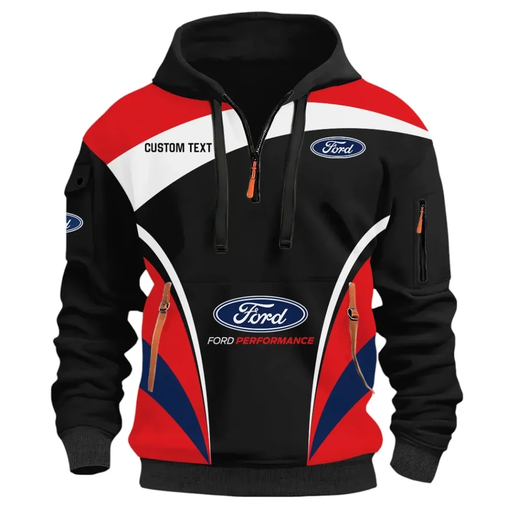 Durable Spirit Hoodie Half Zip 3D Print, Comfortable Daily Hoodie CAR514100925017 - Image 2