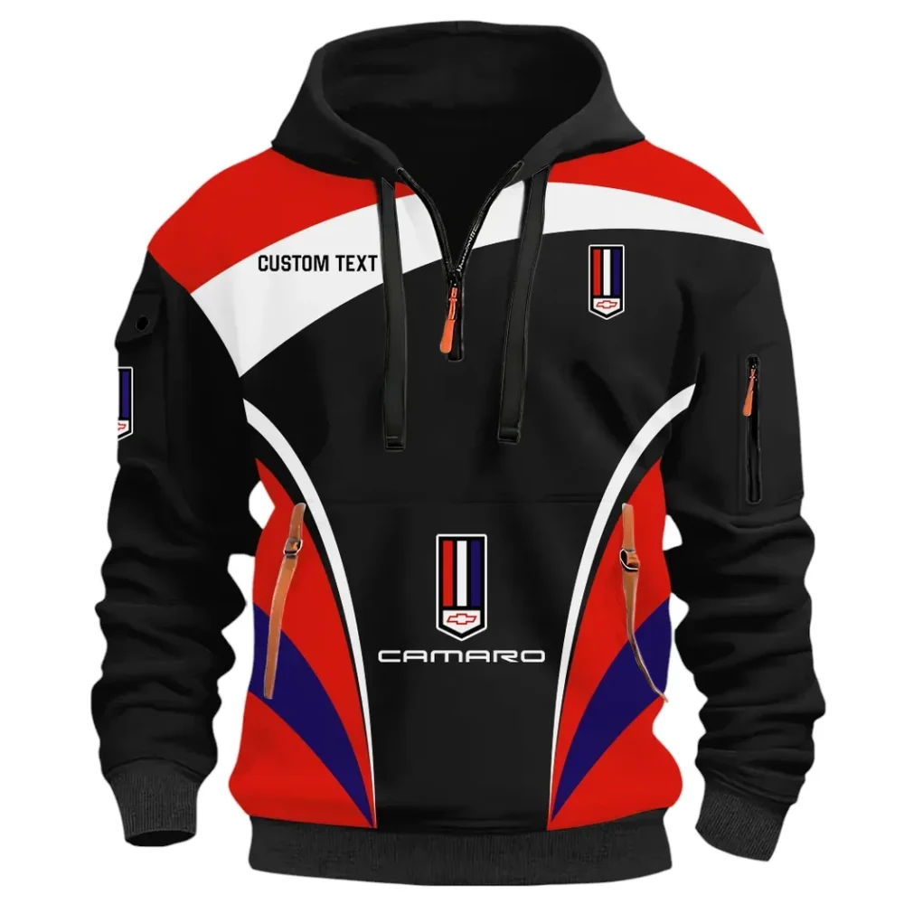 Street Racer Hoodie Half Zip 3D Print, Casual Street-Ready Hoodie CAR514100925018 - Image 2