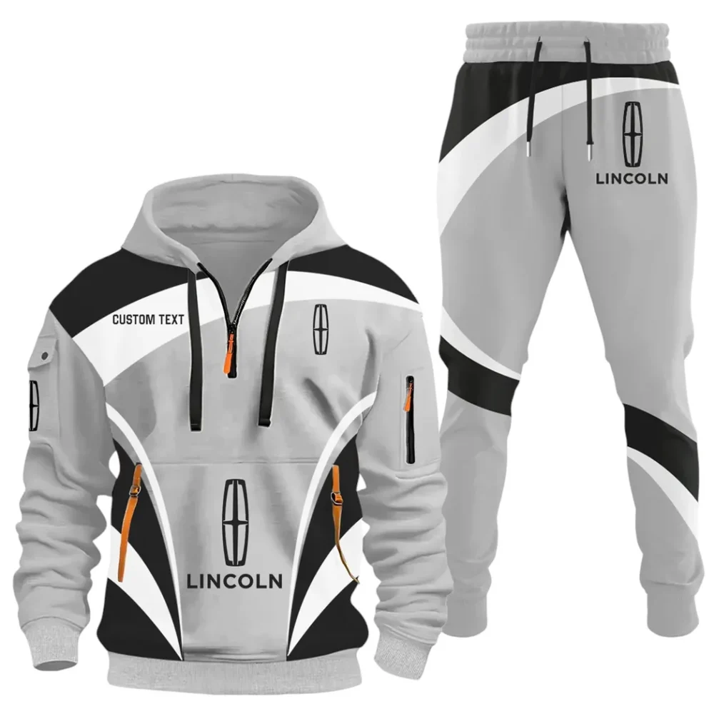 Comfort-Oriented Ride Hoodie Half Zip x Sweatpants Set, Road-Ready Hoodie and Jogger Set CAR514100925021