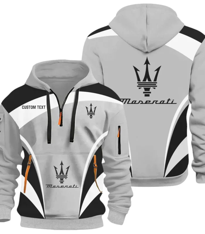 Luxury Coupe Hoodie Half Zip 3D Print, Streetwear Casual Look Outfit CAR514100925022