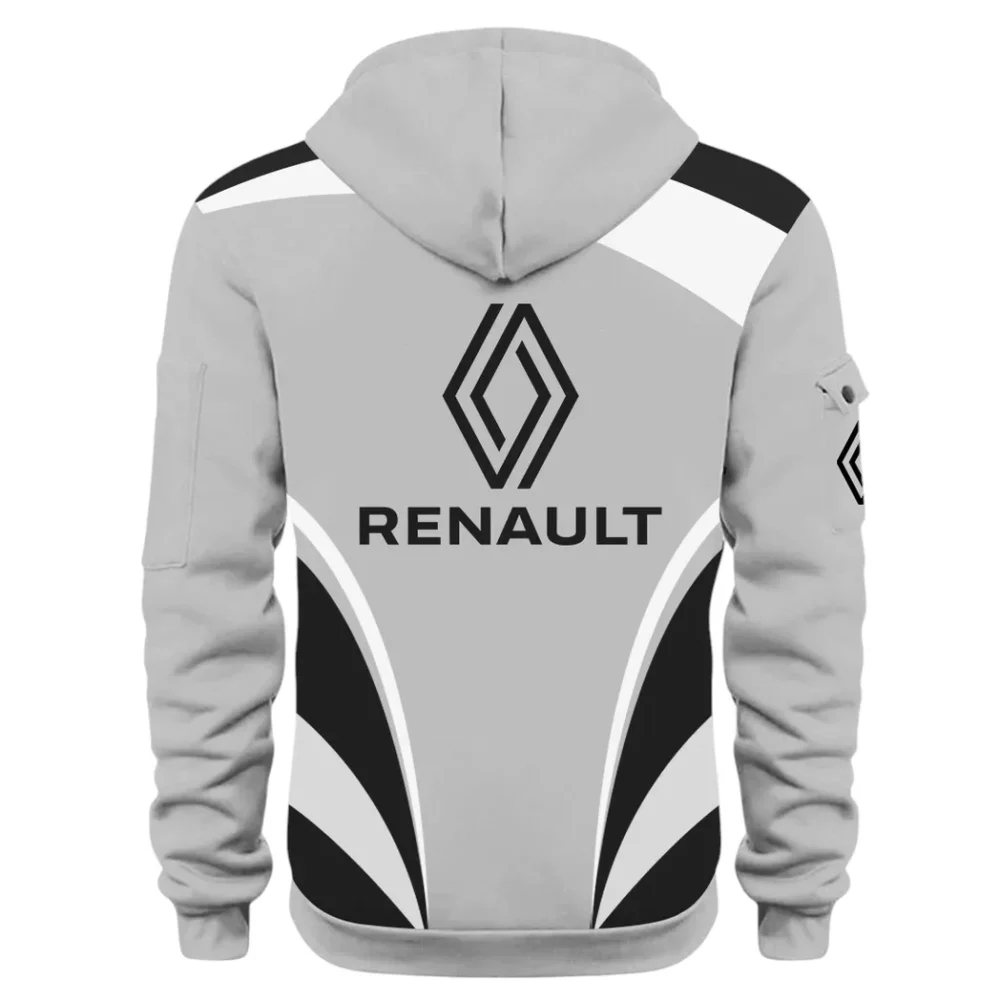 French Car Hoodie Half Zip 3D Print, Comfortable Street Hoodie CAR514100925027 - Image 3