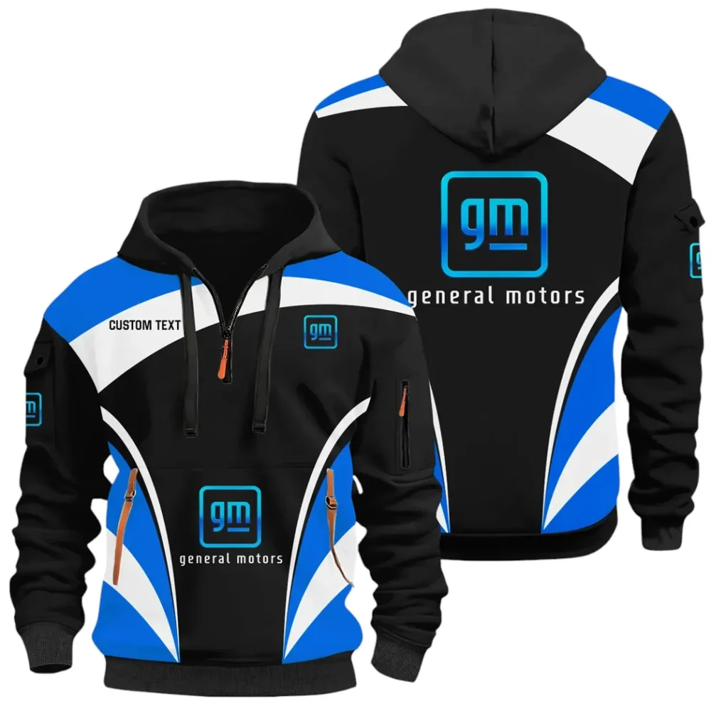 Motor Vehicle Maker Hoodie Half Zip x Sweatpants Set, 3D Printed Driver's Outfit CAR514100925030 - Image 2