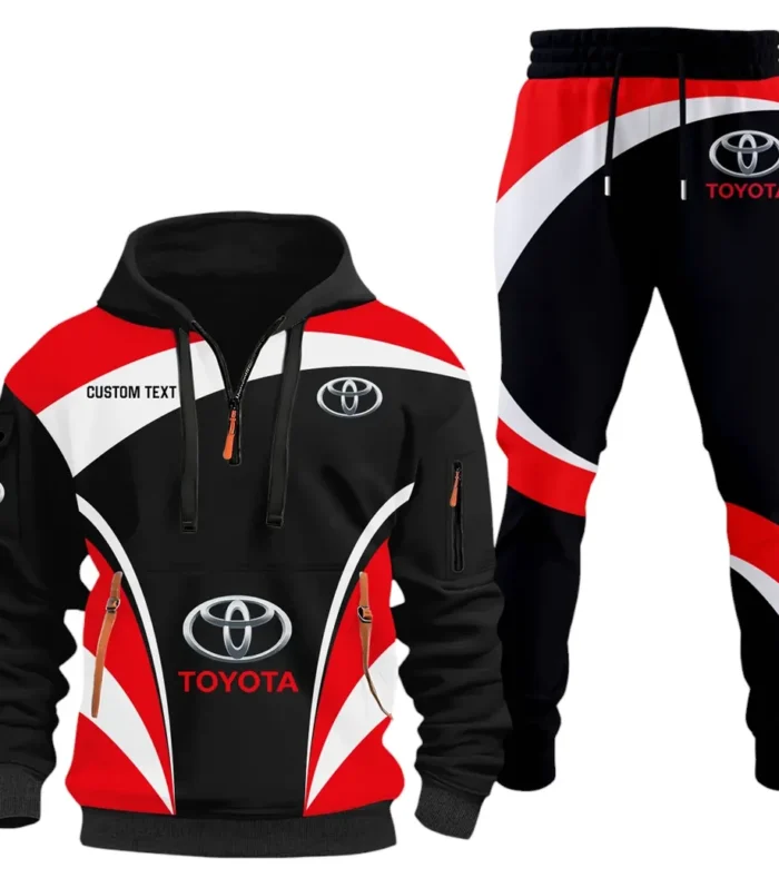 Off-Road SUV Hoodie Half Zip x Sweatpants Set, Custom Car Enthusiast Outfit CAR514100925031