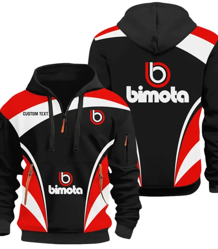 Road Racing Bike Hoodie Half Zip 3D Print, Lightweight & Comfortable Streetwear Hoodie CAR514100925033