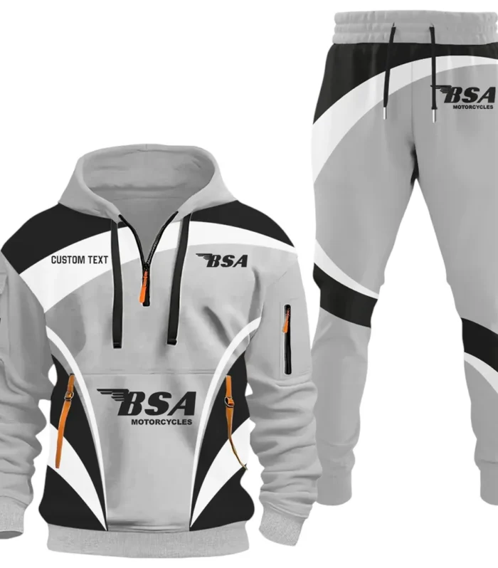 Heritage Two-Wheeler Hoodie Half Zip x Sweatpants Set, Road-Ready Hoodie and Jogger Set CAR514100925036