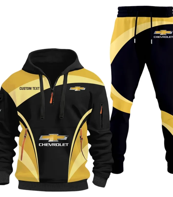 Off-Road SUV Hoodie Half Zip x Sweatpants Set, Custom Road Lifestyle Hoodie Set CAR514100925039