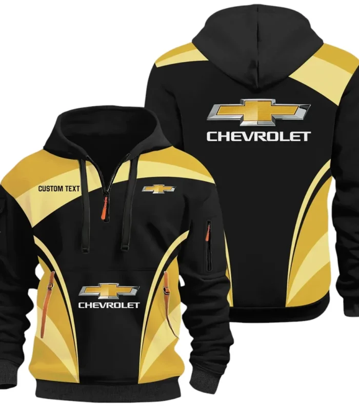 Off-Road SUV Hoodie Half Zip 3D Print, Sporty Urban Look Hoodie CAR514100925039