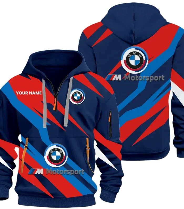 Racing Coupe Hoodie Half Zip 3D Print, Urban Casual Comfort Hoodie CAR514100925047