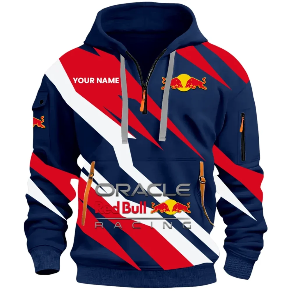 Racing Car Hoodie Half Zip 3D Print, Adventure-Ready Streetwear CAR514100925049 - Image 2