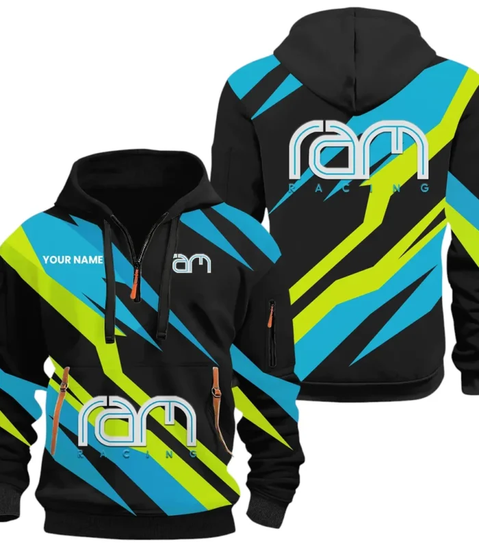 Tough Truck Brand Hoodie Half Zip 3D Print, Everyday Comfortable Hoodie CAR514100925054