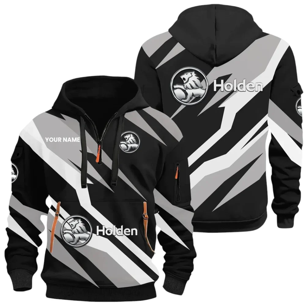 Family Sedan Hoodie Half Zip 3D Print, Sporty Urban Hoodie Style CAR514100925056