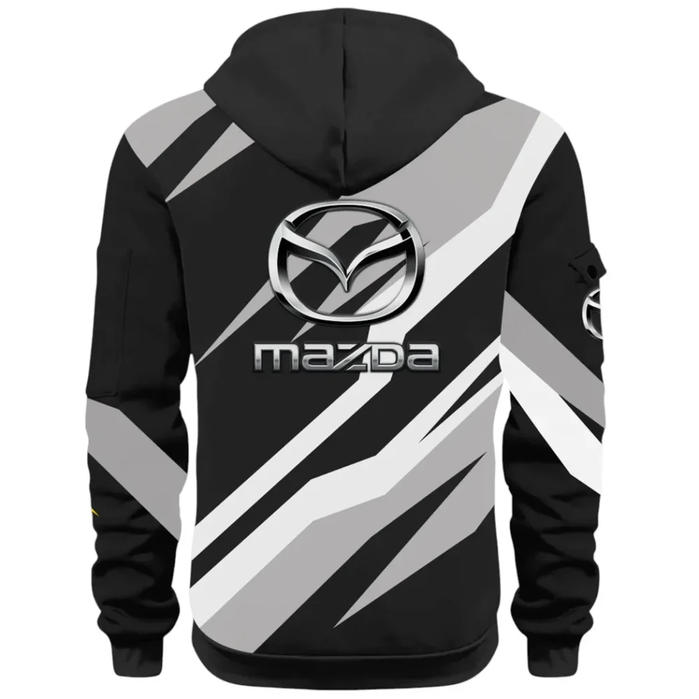 Sport Hatchback Hoodie Half Zip 3D Print, Sporty Everyday Wear Hoodie CAR514100925058 - Image 3
