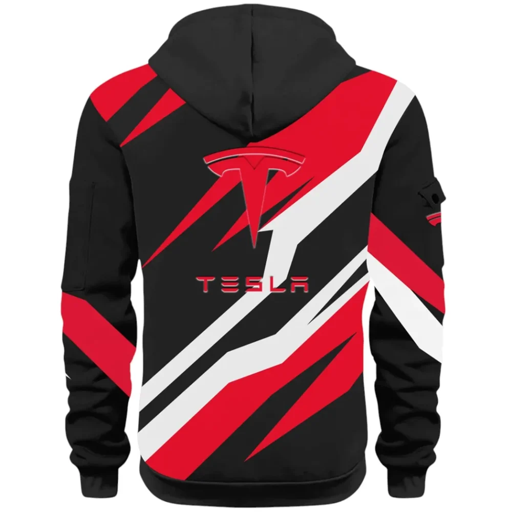 Battery-Powered Car Hoodie Half Zip 3D Print, Comfortable Street Hoodie CAR514100925060 - Image 3