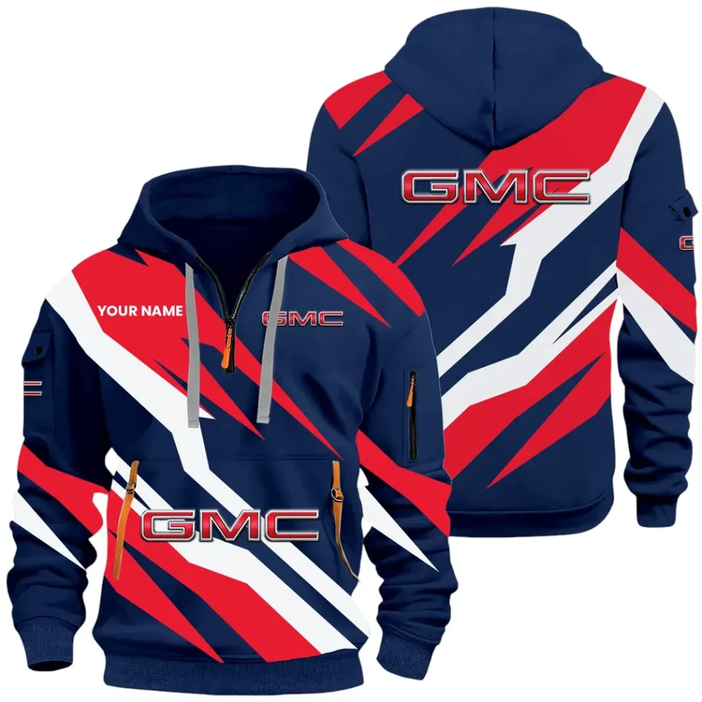Hauling Truck Hoodie Half Zip x Sweatpants Set, Automotive Streetwear Hoodie Set CAR514100925064 - Image 2