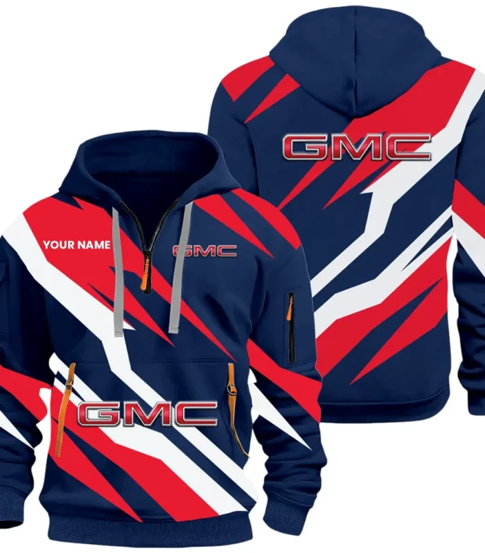 Hauling Truck Hoodie Half Zip 3D Print, Everyday Casual Hoodie CAR514100925064
