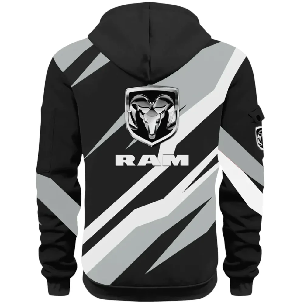 Tough Truck Brand Hoodie Half Zip 3D Print, Sporty & Casual Everyday Wear Hoodie CAR514100925067 - Image 3