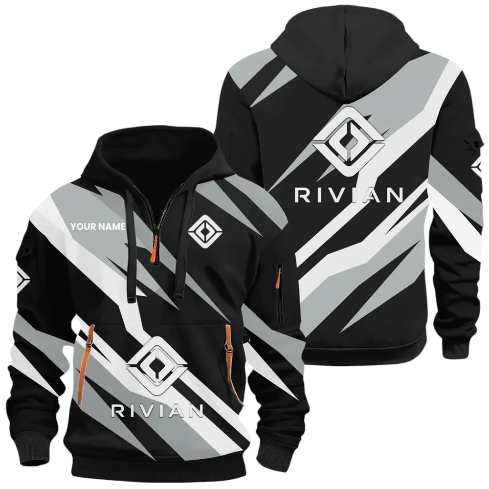 Racing Car Hoodie Half Zip 3D Print, Adventure-Ready Comfortable Hoodie CAR514100925069