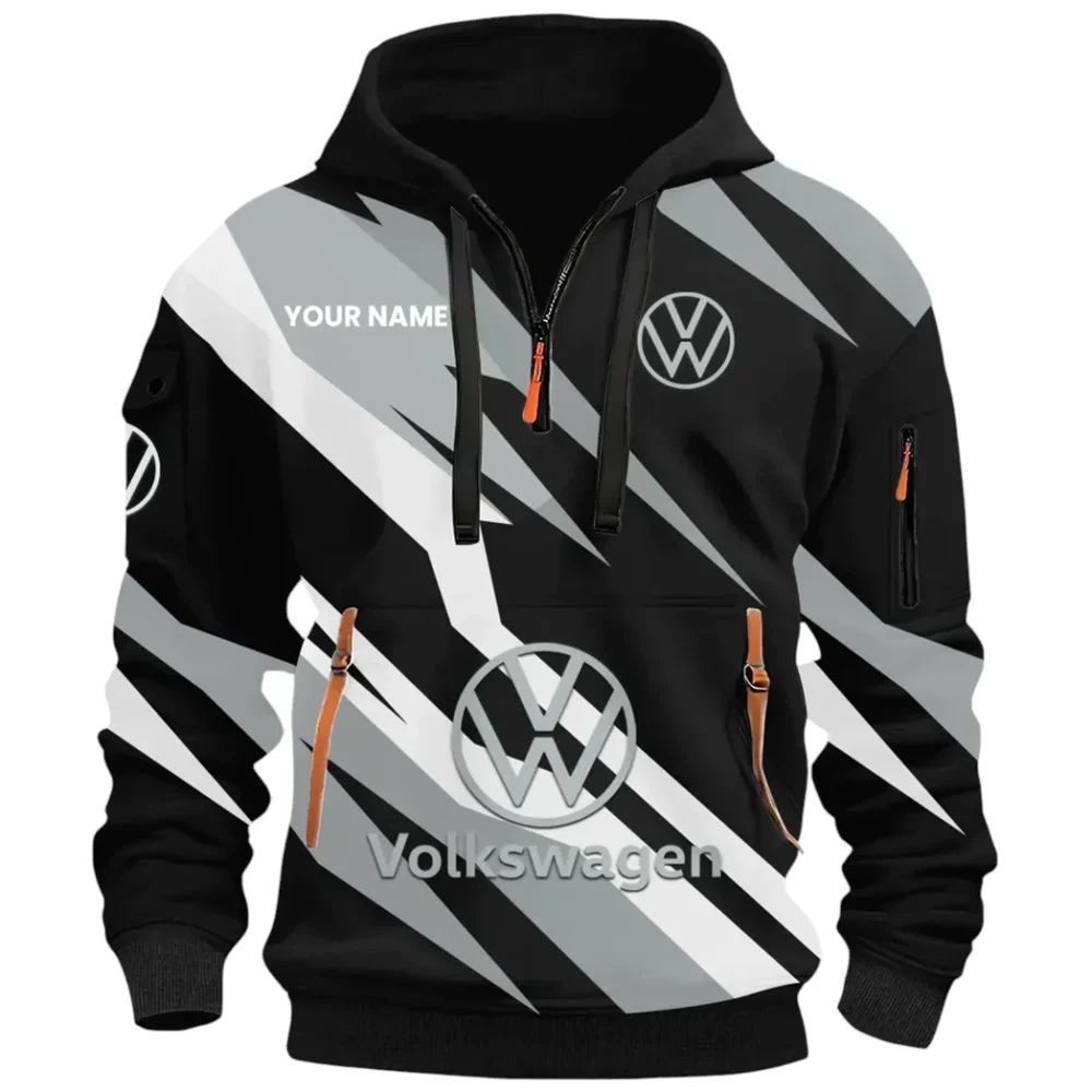 Compact Vehicle Hoodie Half Zip 3D Print, Casual Fit for Everyday Wear Hoodie CAR514100925070 - Image 2