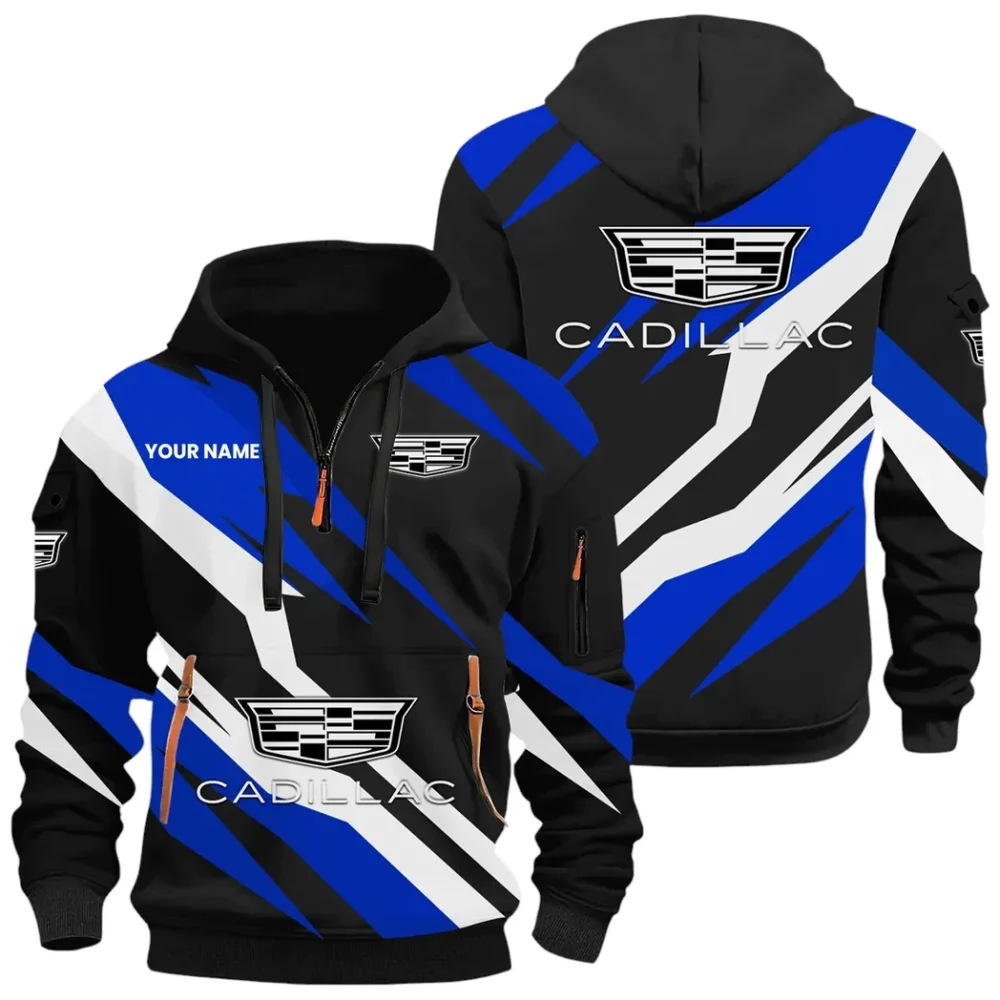 Elegant Touring Car Hoodie Half Zip x Sweatpants Set, Automotive Streetwear Hoodie Set CAR514100925071 - Image 2