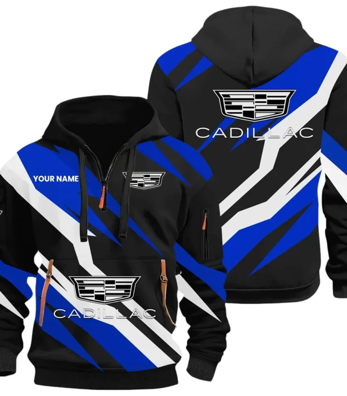 Elegant Touring Car Hoodie Half Zip 3D Print, Rugged & Comfortable Streetwear Outfit CAR514100925071