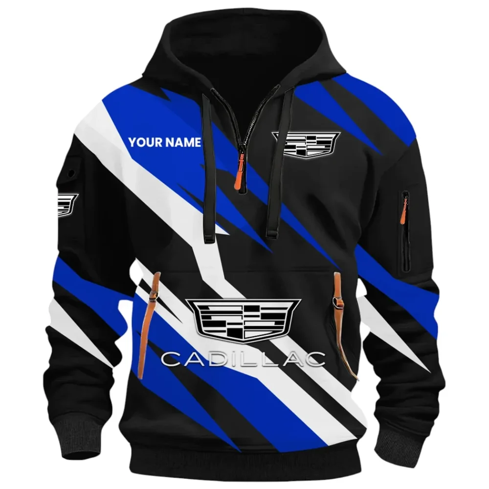 Elegant Touring Car Hoodie Half Zip 3D Print, Rugged & Comfortable Streetwear Outfit CAR514100925071 - Image 2