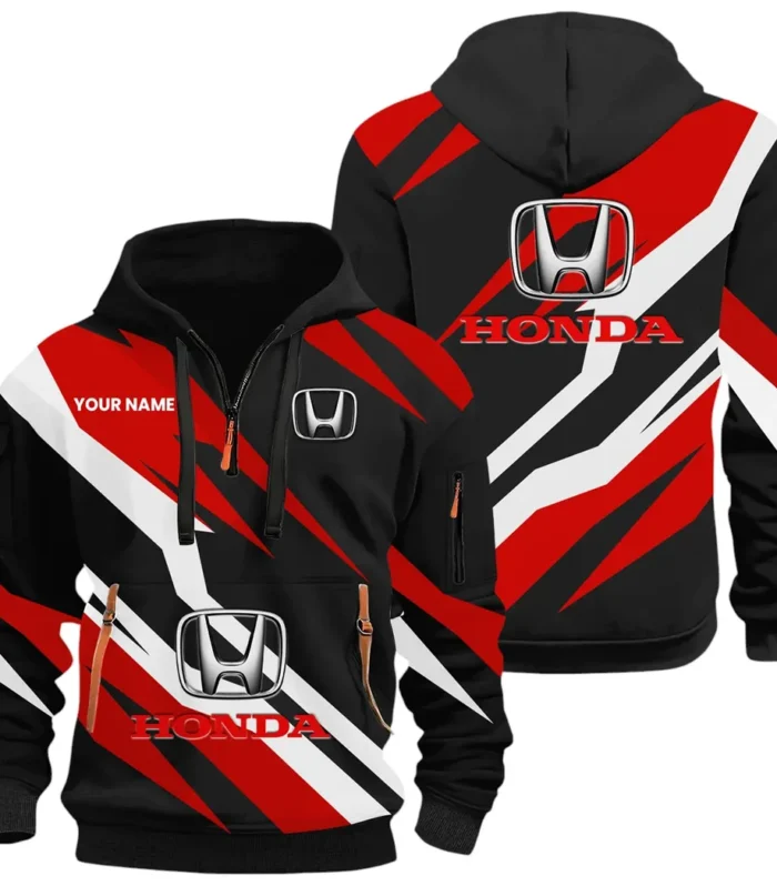Crossover Hoodie Half Zip 3D Print, Street-Ready Casual Hoodie CAR514100925074