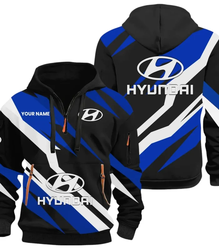 Family Car Hoodie Half Zip 3D Print, Comfortable Daily Wear CAR514100925075