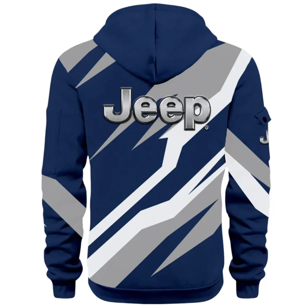 Open-Top SUV Company Hoodie Half Zip 3D Print, Durable & Casual Streetwear CAR514100925077 - Image 3