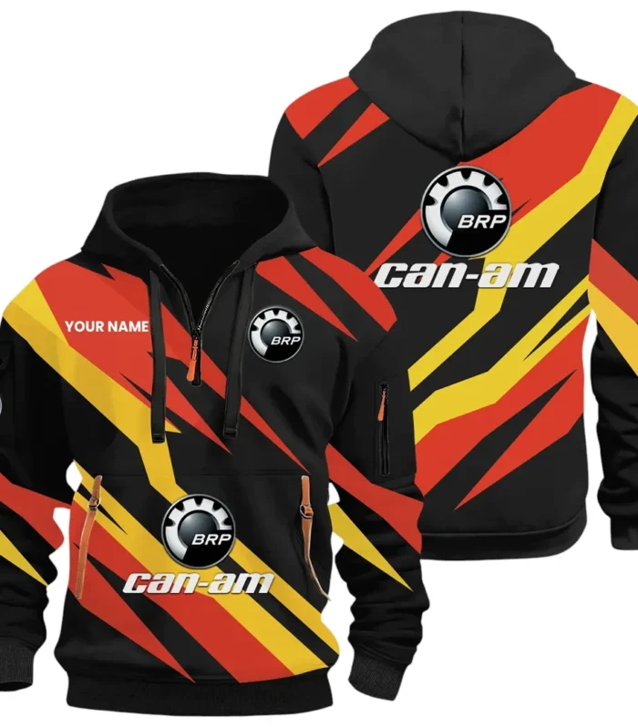 Racing Car Hoodie Half Zip 3D Print, Rugged & Sporty Hoodie CAR514100925081