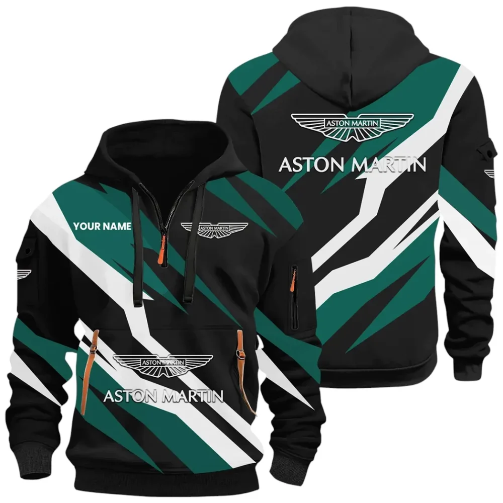 Stylish GT Car Hoodie Half Zip x Sweatpants Set, Custom Car Enthusiast Outfit CAR514100925082 - Image 2