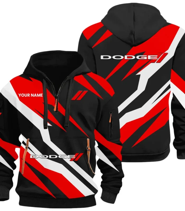 Performance Vehicle Hoodie Half Zip 3D Print, Comfortable Daily Hoodie CAR514100925083