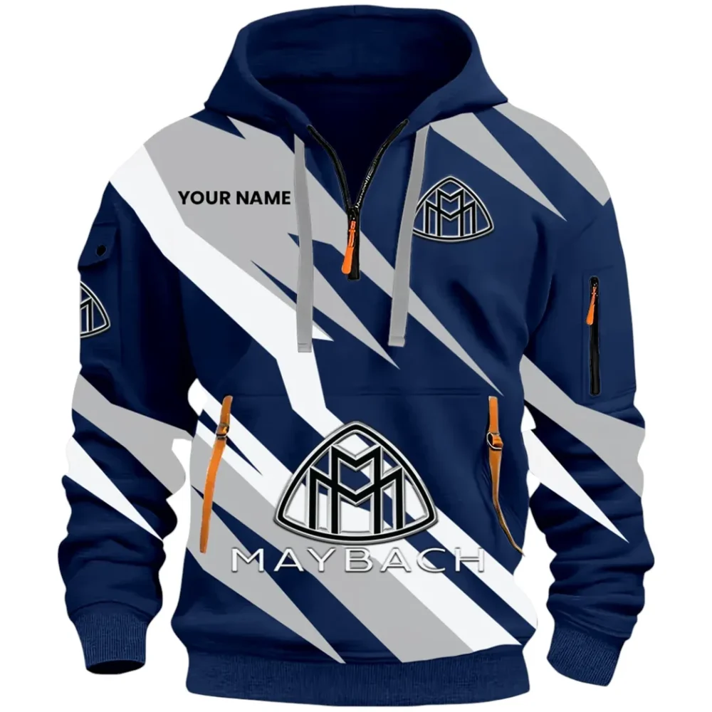 Lifestyle Ride Hoodie Half Zip 3D Print, Sporty Urban Comfort Hoodie CAR514100925085 - Image 2