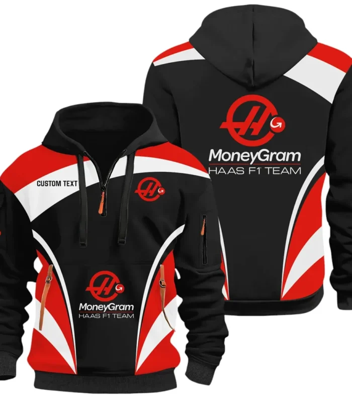 Racing Car Hoodie Half Zip 3D Print, Lightweight & Casual Comfort Hoodie CAR514100925090