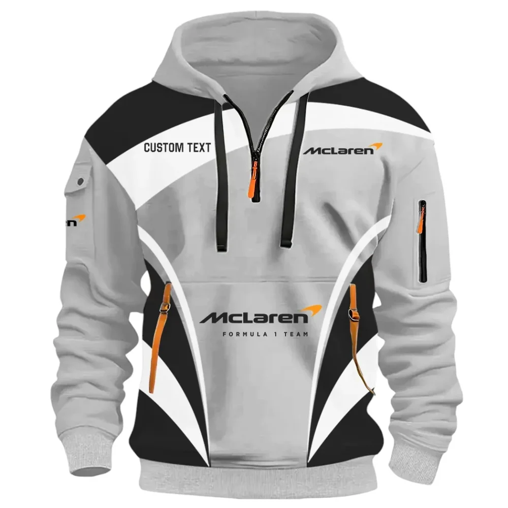 Racing Icon Hoodie Half Zip 3D Print, Sporty Everyday Wear Hoodie CAR514100925091 - Image 2
