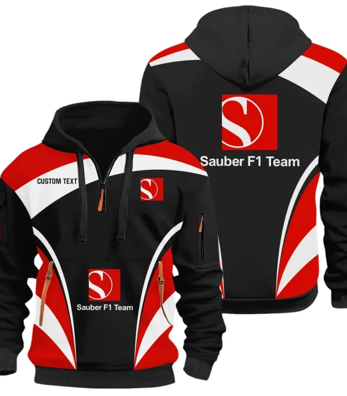 Racing Motor Hoodie Half Zip 3D Print, Rugged Casual Hoodie CAR514100925092
