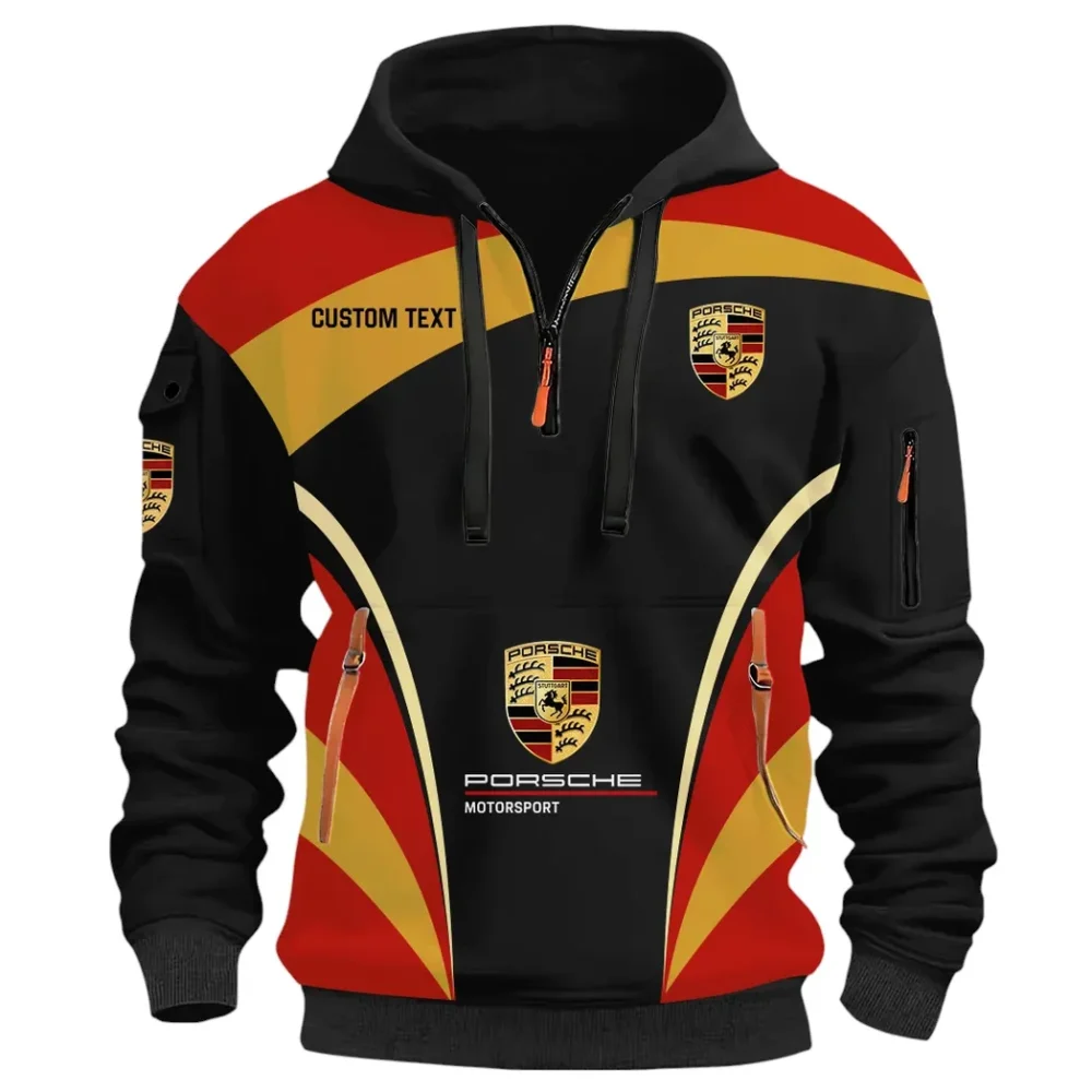Sports Car Hoodie Half Zip 3D Print, Comfortable Street Hoodie CAR514100925093 - Image 2