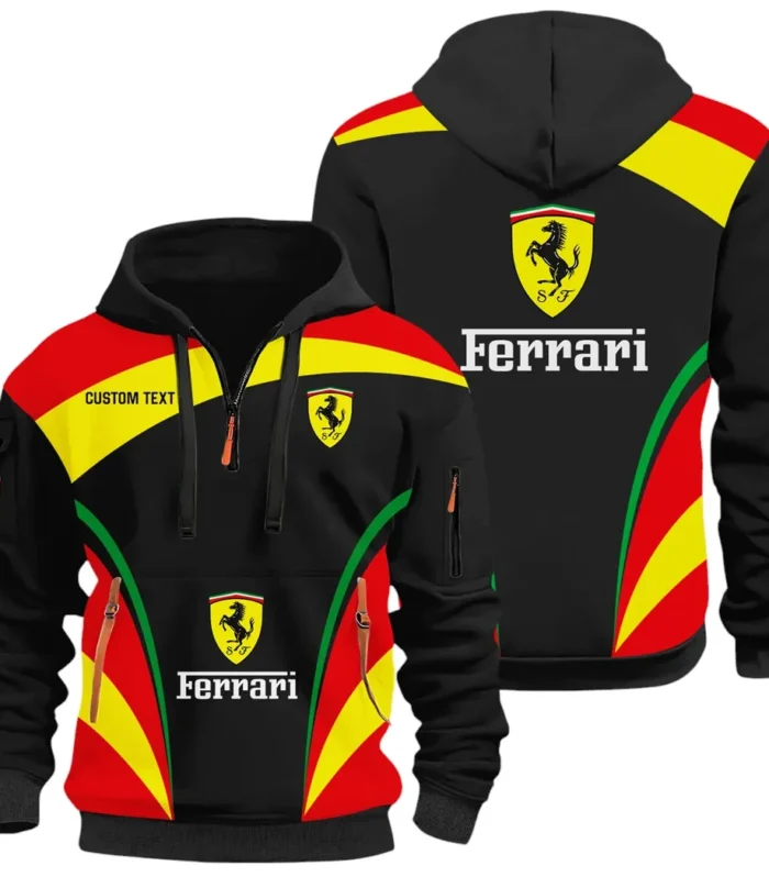 Racing Legend Hoodie Half Zip 3D Print, Adventure & Urban Fit Hoodie CAR514100925094