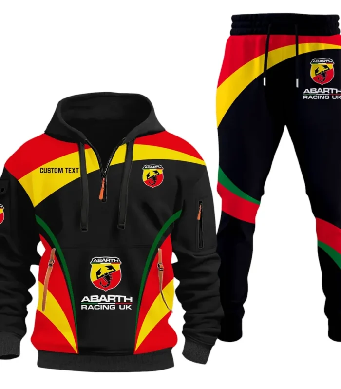 Performance Car Hoodie Half Zip x Sweatpants Set, Ride-Inspired Half-Zip Hoodie Set CAR514100925095