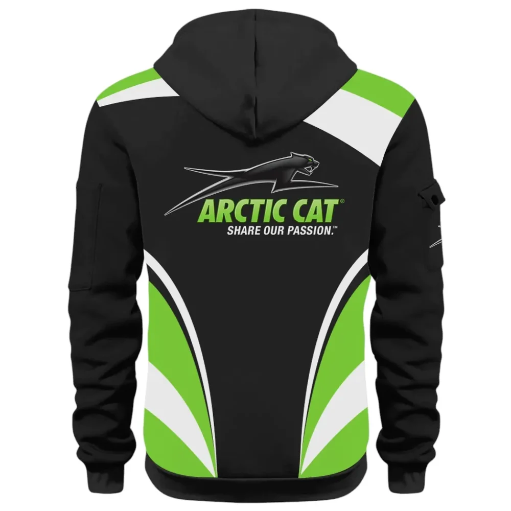 Winter Sports Vehicle Hoodie Half Zip 3D Print, Everyday Casual Hoodie CAR514100925097 - Image 3