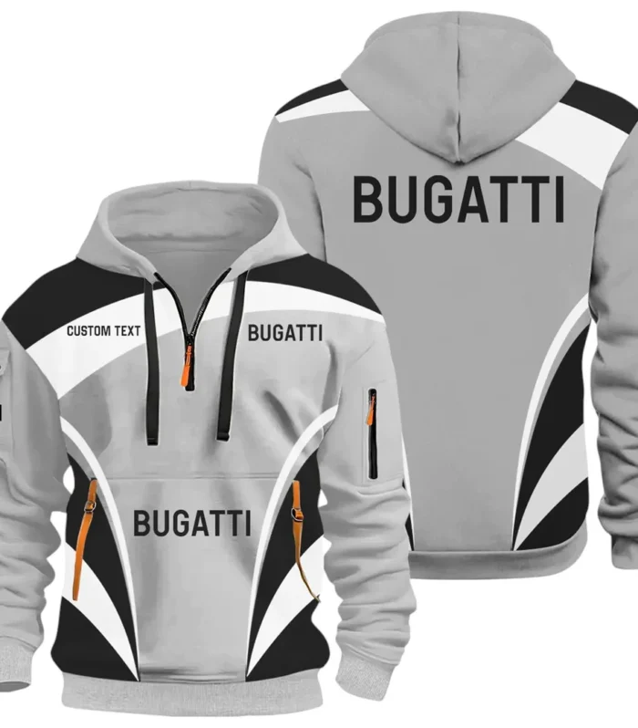 Hypercar Hoodie Half Zip 3D Print, Urban Style & Relaxed Fit Hoodie CAR514100925101